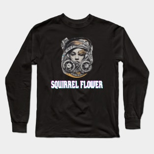 Squirrel Flower Long Sleeve T-Shirt